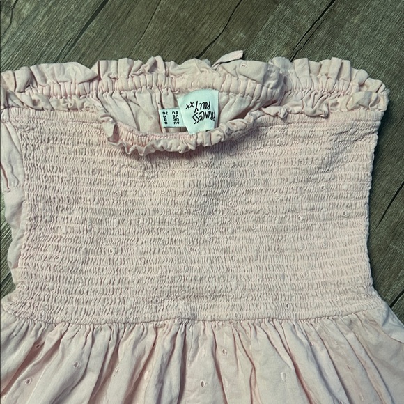 Chic Pink Ruffled Jumpsuit - Picture 7 of 7